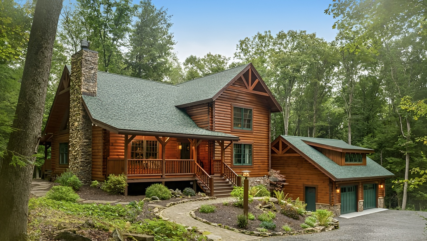 The Oakland Log Cabin: A Rustic Haven with a Modern Twist